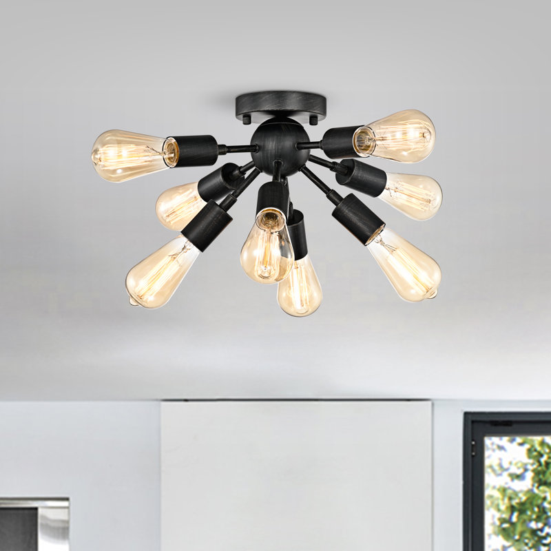 Carlea 8 - Light 22.2" Sputnik Sphere Directional & Spotlight