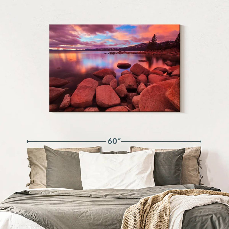Alvord, teinte rose du lac Tahoe, H 30 po x l 45 po