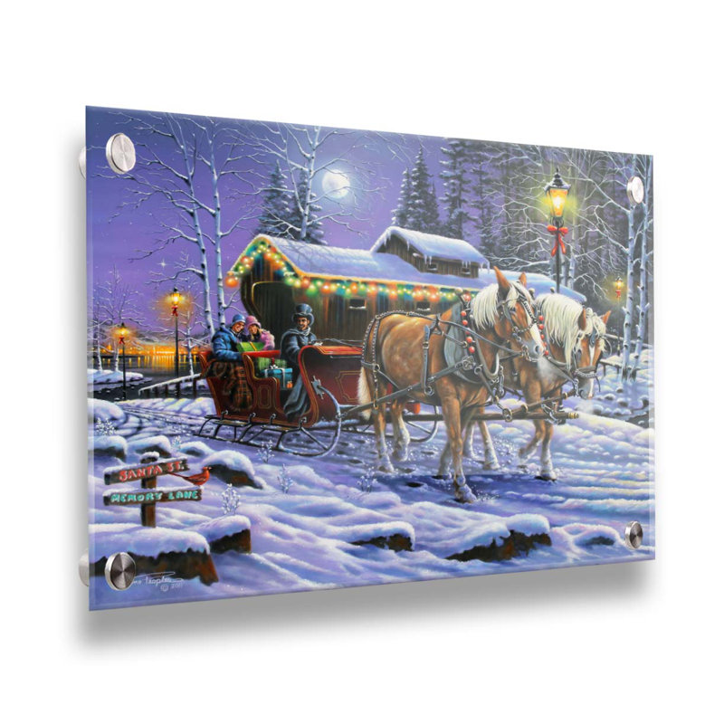 A Trot Down Memory Lane, Plastique / acrylique, Pas de tapis, H 9 po x l 12 po x P 1 po