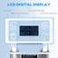 HOMCOM 44 Lb. Daily Production Cube Clear Ice Portable Ice Maker-121602977