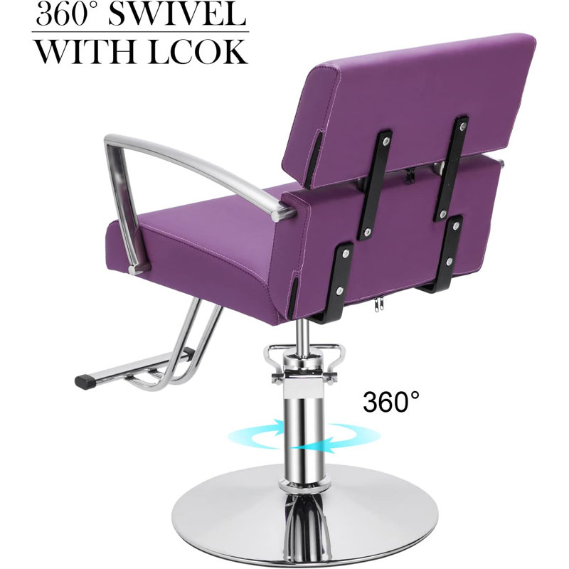 Fauteuil de massage en faux cuir, Similicuir mauve