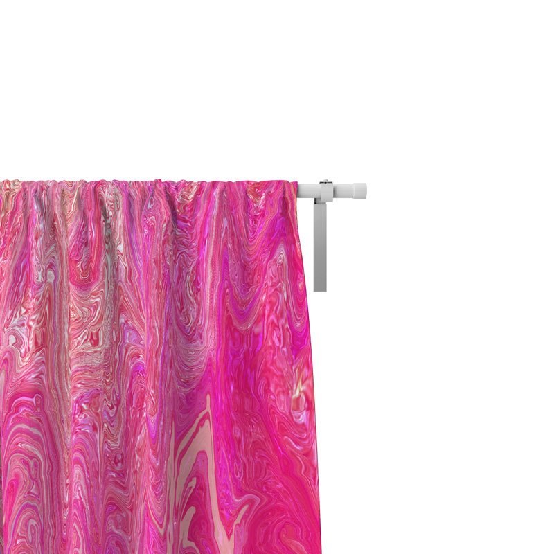 Panneaux de rideaux semi-transparents abstraits, l 56 po x L 78 po