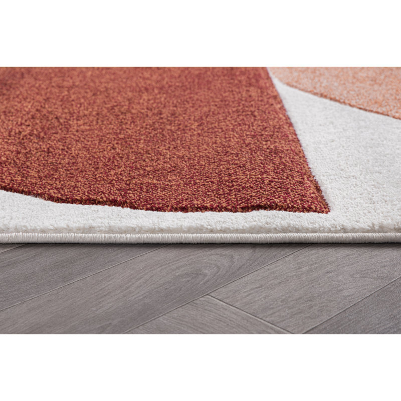 Arvilla Rectangle Geometric Indoor / Outdoor Area Rug, Rectangle 2'7" x 4'11"