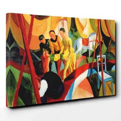 Circus by August Macke - Wrapped Canvas