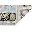 Wool Oriental Area Rug in Light Blue/Black/Red-72022602