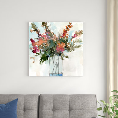 «Water Garden Still Life I» par Samuel Dixon - peinture sur toile tendue