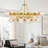 12 - Light 41"d Dimmable Glass Globe Bubble Chandelier