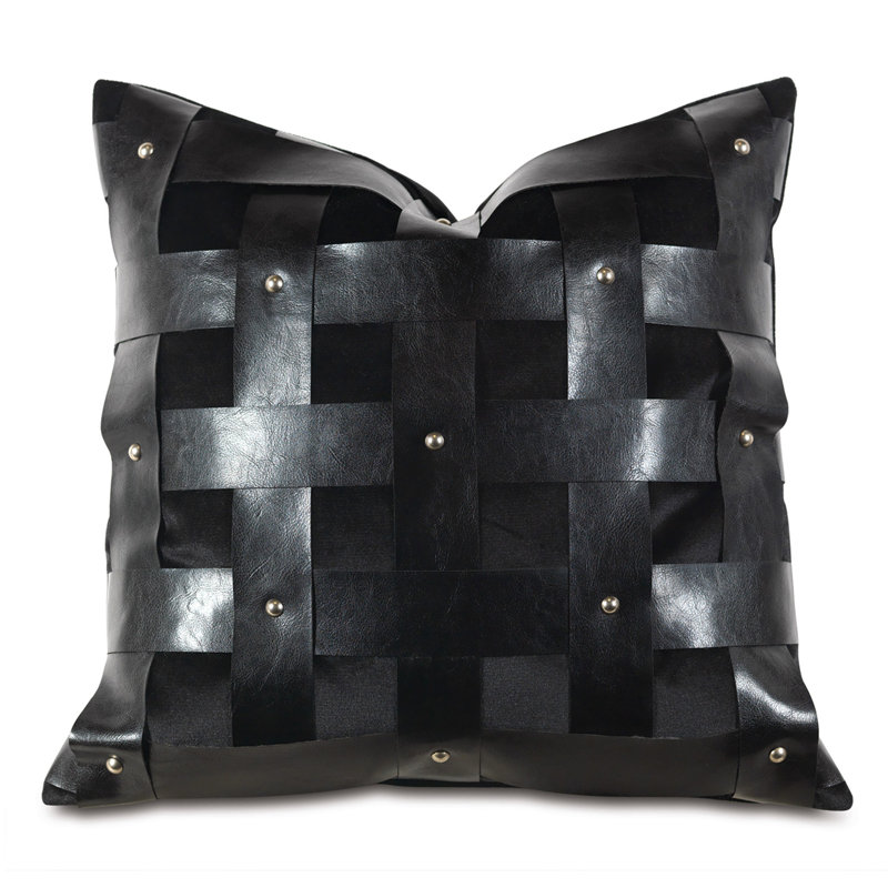 Liam Square Pillow Cover & Insert, Feather
