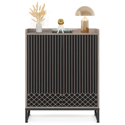 25 Pair Shoe Storage Cabinet