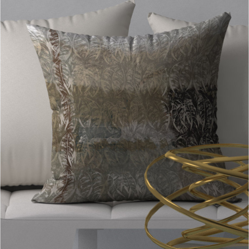 Housse de coussin carrée/insert, 24 po x 24 po