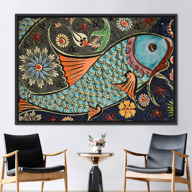 Print on Canvas, Framed Print without Mat, 40 cm H x 60 cm W, Black
