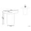 Pedestal End Table