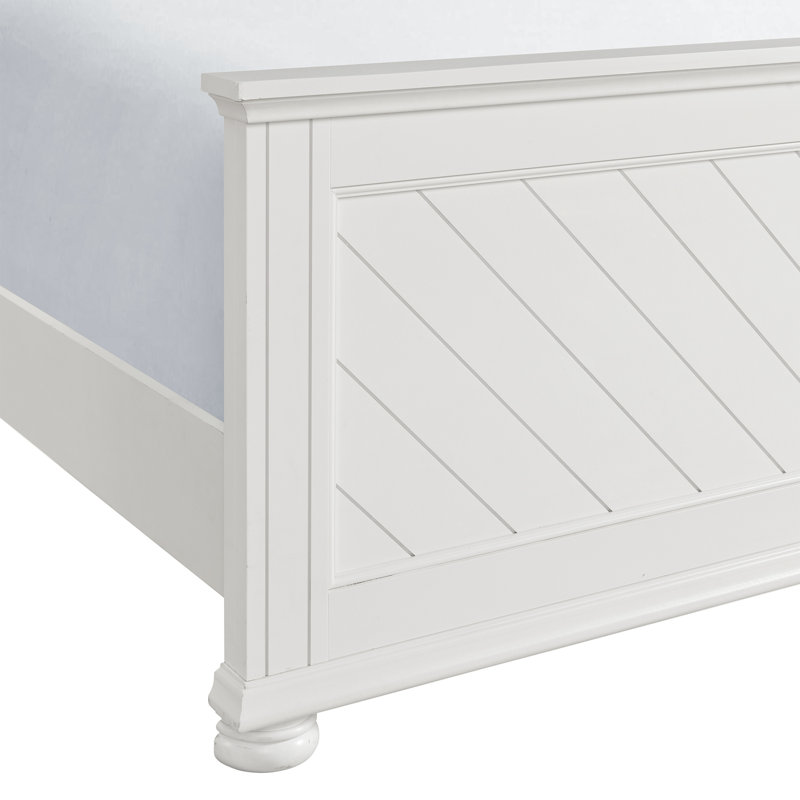 Picket House Furnishings Conaughey King 3PC Bedroom Set In White, King, 3 Pcs: Bed, 2 Nightstands