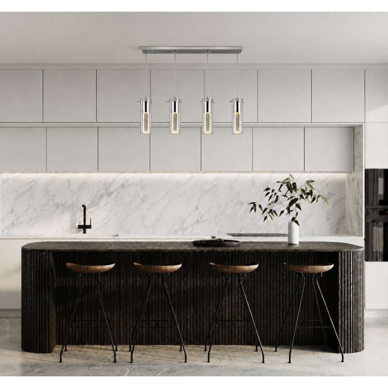 Ohashi Modern 4 Light Cylinder Pendant 