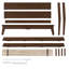 Structure de lit Capricorn Mid-Century-128535135-128535137