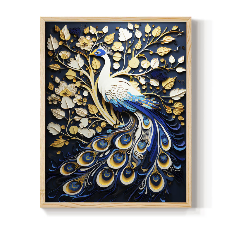 ANIMALS Series CCXVI, reproduction encadrée - bois massif, H 11 po x l 9 po
