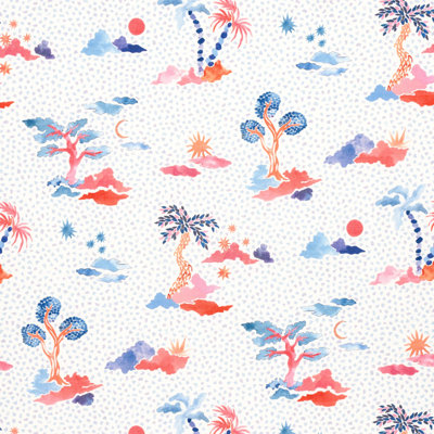 Schumacher x Happy Menocal Valletta Fabric