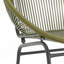 Chaise en osier Oudoor, vert, ensemble de 2-462403136