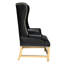Fauteuil à oreilles capitonné large de 31,5 po Kylem