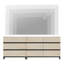 Commode 2 en 1 avec 9 tiroirs, commode moderne avec tablette réglable et base en métal, organisateurs de placard et armoire de rangement pour chambre à coucher-1383150665