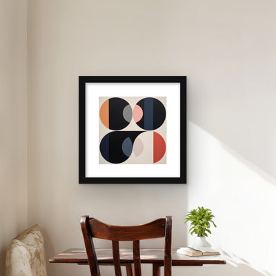 Imbed Circles - impression encadrée minimaliste pour la décoration intérieure
