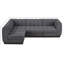 Canapé modulaire rembourré 4 pièces Ivena-94191413