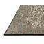 Tapis noir/beige traditionnel-122300211