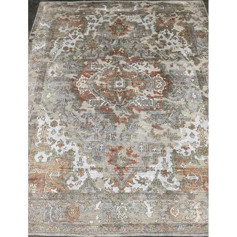 Viscose Oriental Indoor Rug, Rectangle 8' x 10'