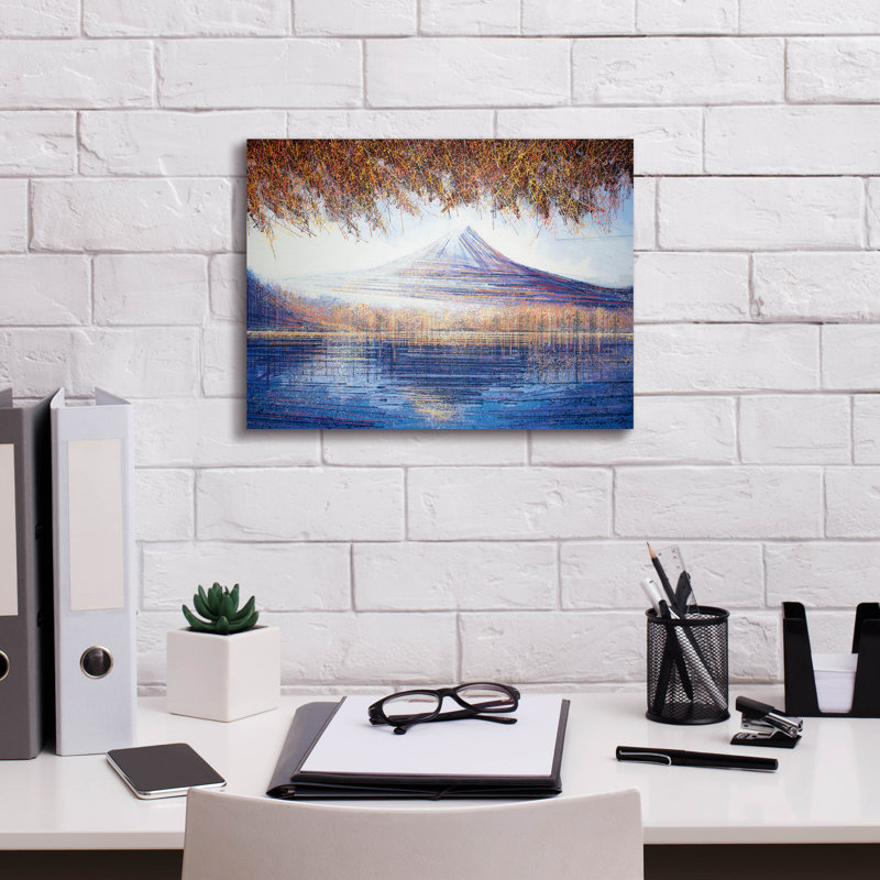 «Autumn in Japon» par Marc Todd, art mural sur toile, H 12 po x l 16 po x P 0,75 po