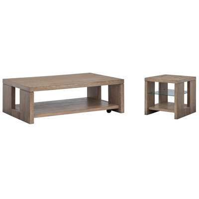 Gragg Rectangular Cocktail Table With Rectangular End Table