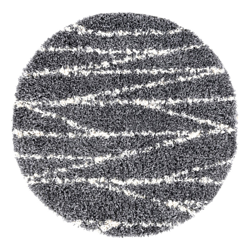 Ananya Striped Indoor Rug, Round 3'3"