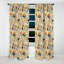 Neutre fleurs beiges motif boho III - rideau boho - rideau occultant abstrait - 1 panneaux-107555725