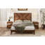 Support de lattes en bois de lit plateforme Mid-Century moderne sans sommier-47640535