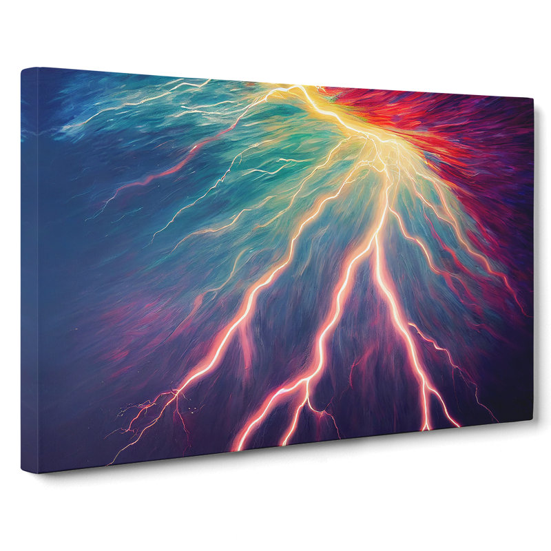 Striking Lightning Vol.1 - Wrapped Canvas, 40cm H x 60cm W x 3cm D