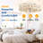 26 Inch Farmhouse Caged Ceiling Fan with Light, Remote & APP Control Quiet DC Motor  Cement-173473606-172977929