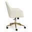 Chaise de bureau rembourrée Rayna-125008712-125008713-125009774