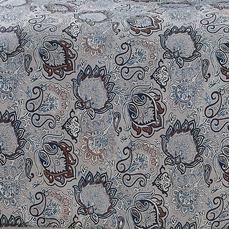 Caen Modern & Contemporary Machine Woven Floral Comforter, Queen