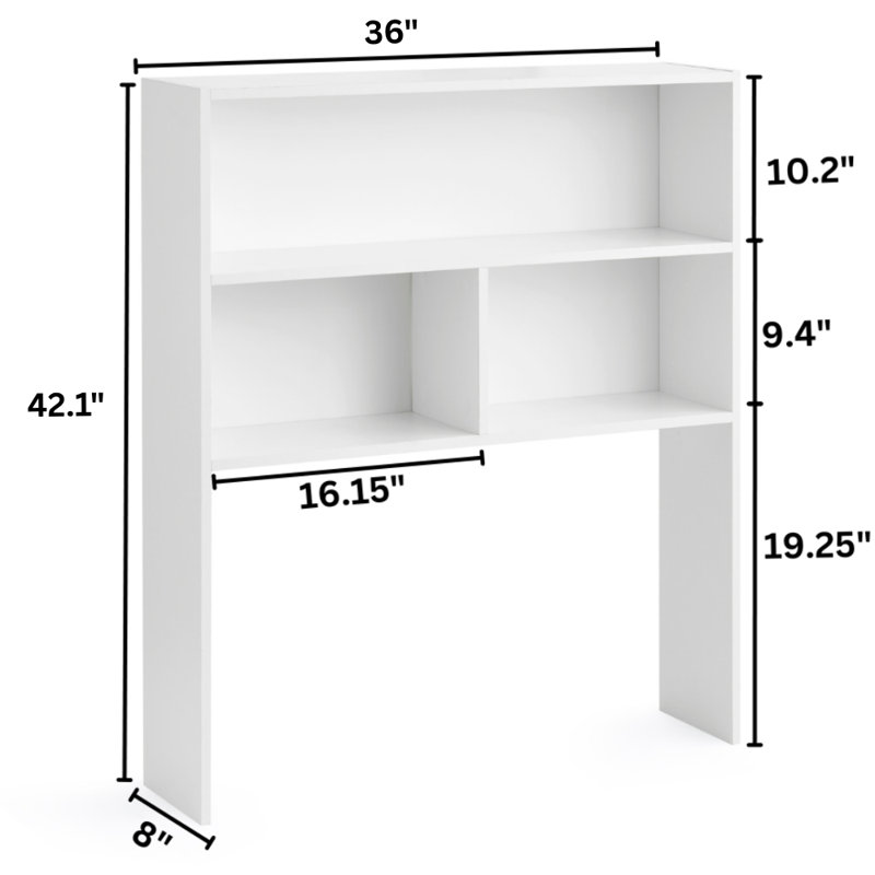 Yak About It® Double Shelf, (2 Shelves) 42.13"H x 36"W x 8.07"D