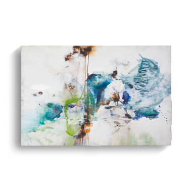 Sound Gallery Round Up Wireless Bluetooth Wall Art Speaker Oliver Tabby  40-in H x 40-in W Abstract Print on Canvas in the Wall Art department at