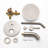 SUMERAIN Tub and Shower Faucet with Pressure Balance Valve, Wall Mounted Single Handle Shower Faucet with Waterfall Spout-69785297