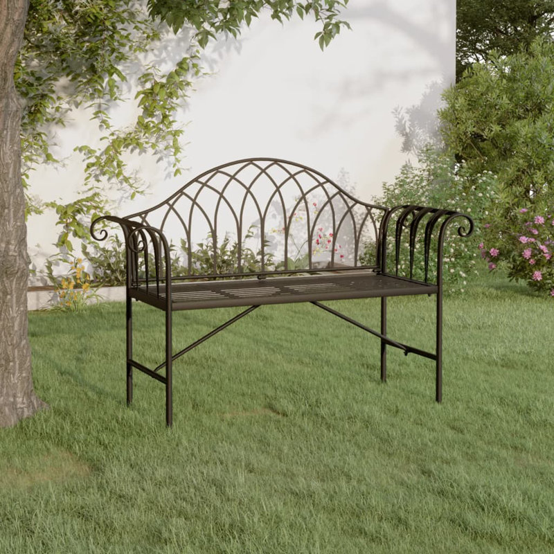 Maryn Steel Outdoor Bench