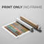 Family Rules - Impression sur toile seulement - NON-CADRE-654782391