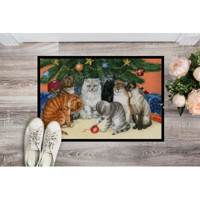 Brayleigh Non-Slip Christmas Outdoor Doormat