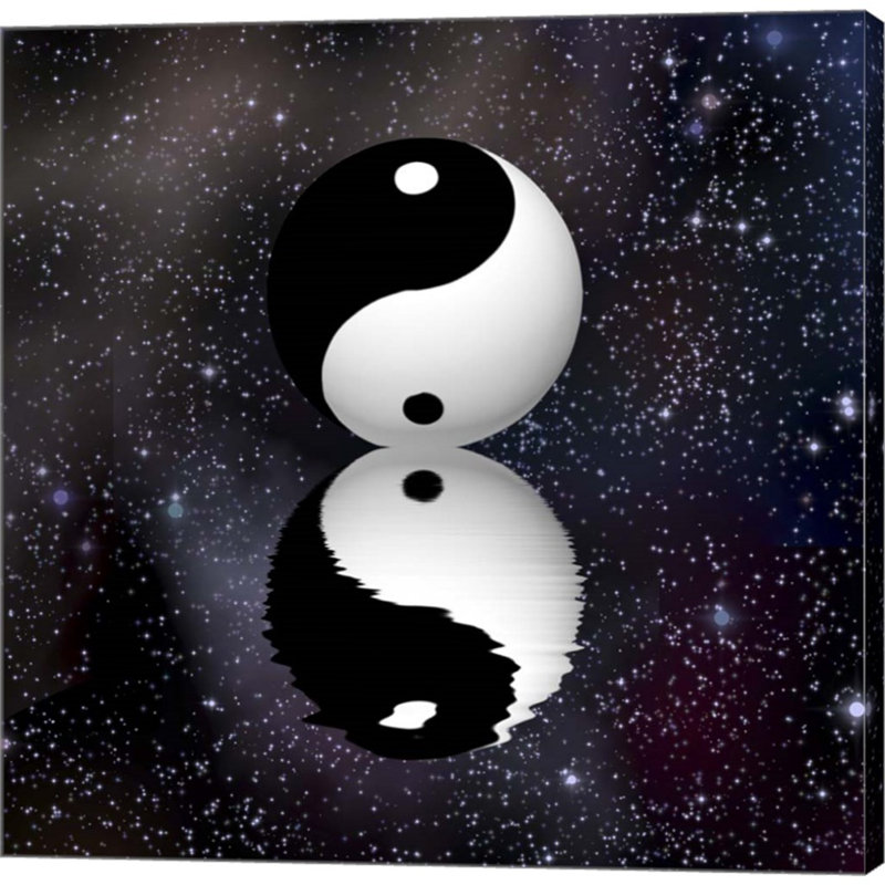 Décoration murale étoiles Yin Yang