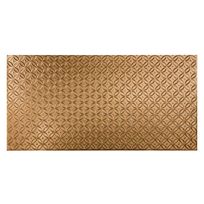 Fasade Rings Decorative Vinyl 4'X8' Wall Panel