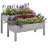 Aadhira 2-tier Fir Wood Elevated Planting Box-692823381