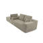 Canapé modulaire Cloud avec méridienne en forme de L, canapé modulaire moderne avec assise profonde, rembourré pour le salon, aucun assemblage requis (tissu velours côtelé)-1606235202-1606235206