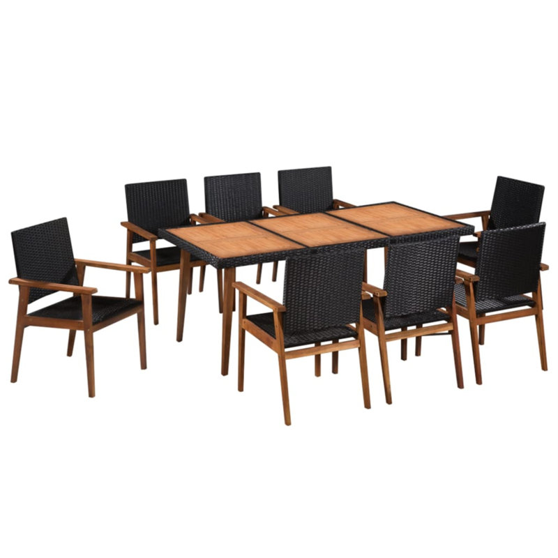 Colmesneil Rectangular 8 - Person 70.9" Long Dining Set