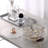 3-Layer Acrylic Jewelry Organizer With Handle, Clea...
