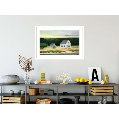 «August on Cape Cod» par Edward Hopper, impression giclée encadrée